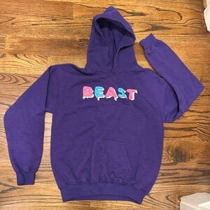 Mr. Beast Hoodie Sweatshirt Youth Large